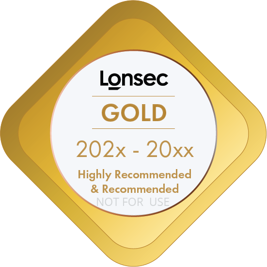 Lonsec Consistency Seals - Gold (DO NOT USE)