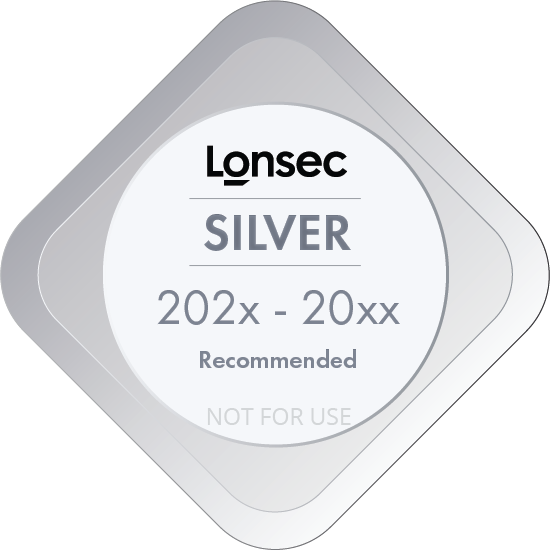 Lonsec Consistency Seal - Silver (DO NOT USE)